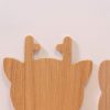 Wooden kids table and chair set in oak
