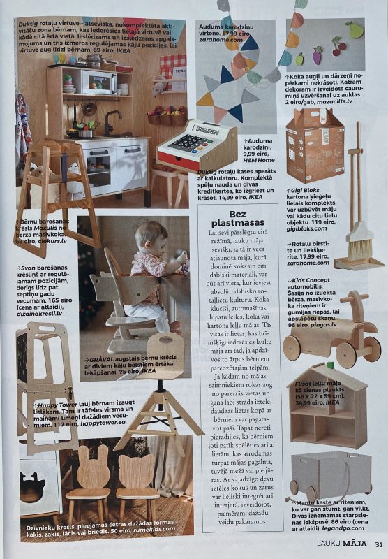 Rume kids furniture at journal Lauku maja