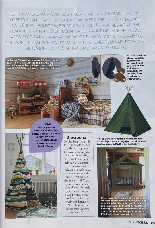 Rume kids furniture at journal Lauku maja
