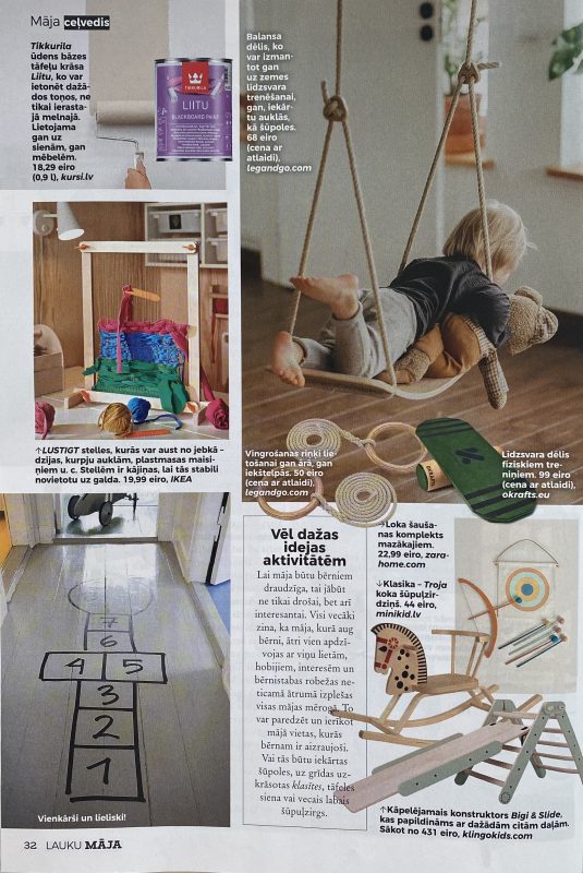 Rume kids furniture at journal Lauku maja